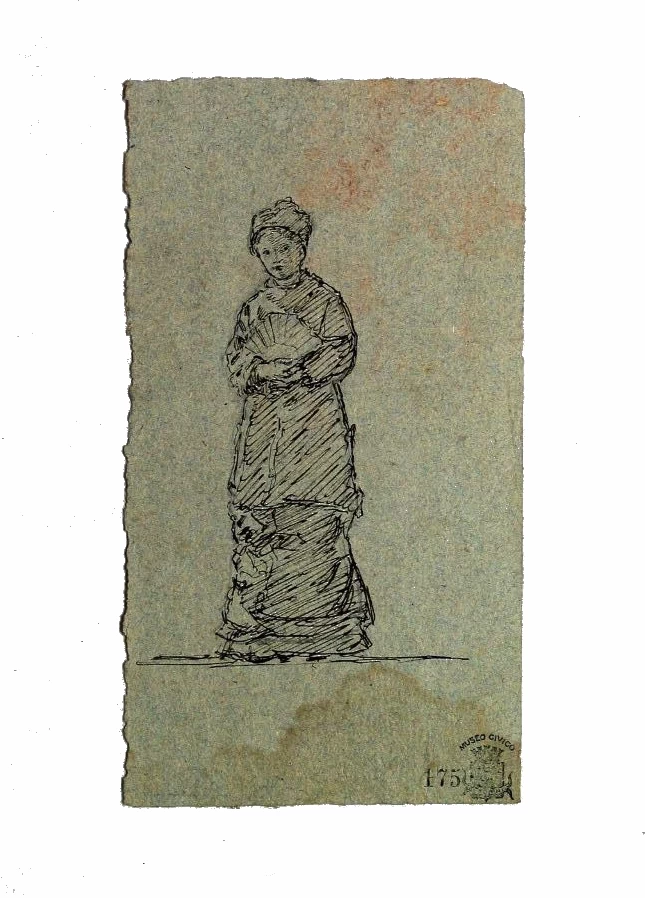 Figura di donna con ventaglio aperto - Galleria Civica d’Arte Moderna e Contemporanea, Torino